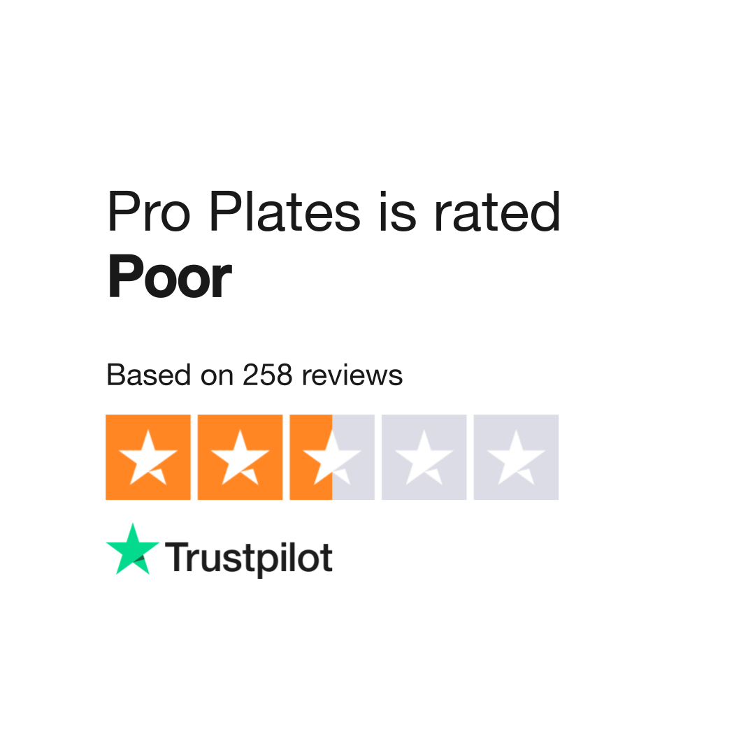 Pro Plates Reviews Read Customer Service Reviews of pro plates