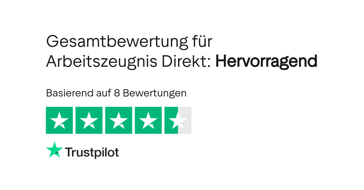 Bewertungen zu Arbeitszeugnis Direkt | Lesen Sie Kundenbewertungen zu ...