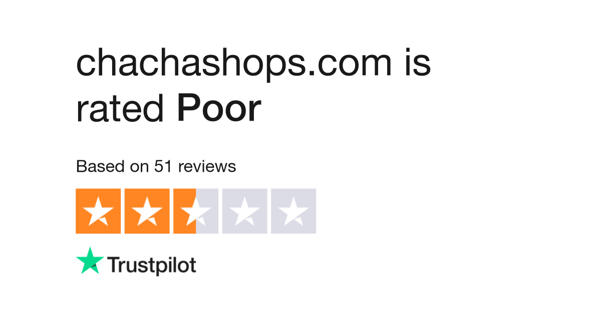 chachashops Reviews Read Customer Service Reviews of