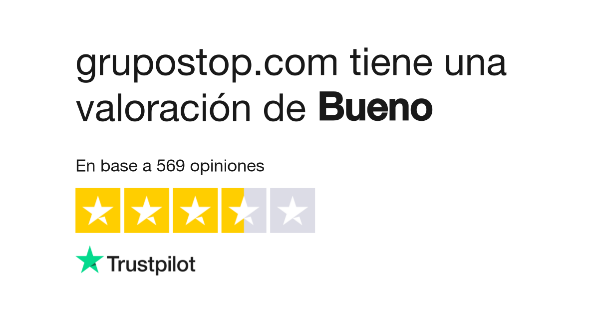 Opiniones sobre grupostop Lee las opiniones sobre el servicio de grupostop