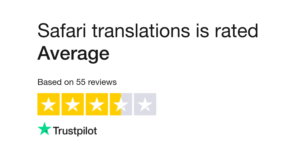 Safari translations Reviews  Read Customer Service Reviews of  www.happytransportcompany.com