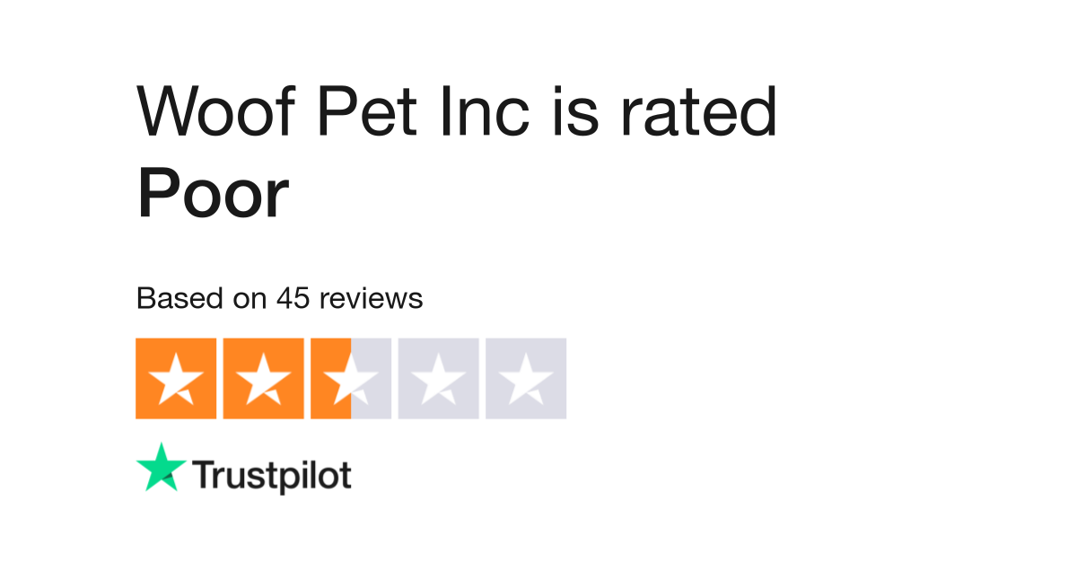 Woof Pet Inc Reviews  Read Customer Service Reviews of mywoof.com