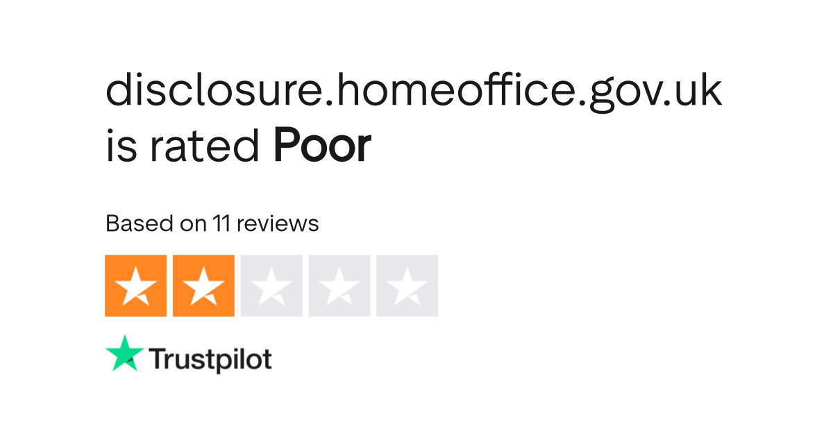 disclosure.homeoffice.gov.uk Reviews Read Customer Service Reviews of