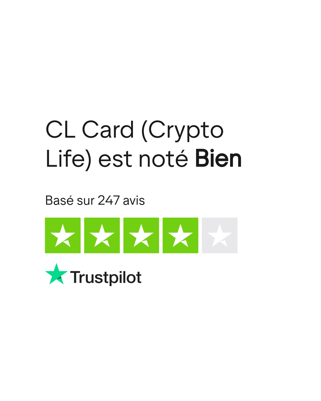 Avis de CL Card (Crypto Life) | Lisez les avis marchands de cl-cards.com