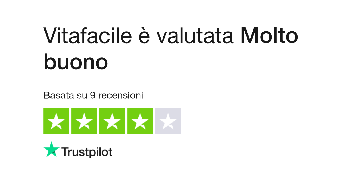 Vitafacile  Leggi le recensioni dei servizi di vitafacile.shop