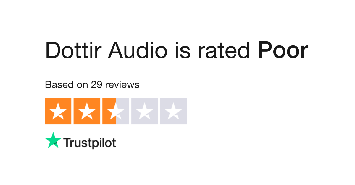 Dottir Audio Reviews Read Customer Service Reviews of