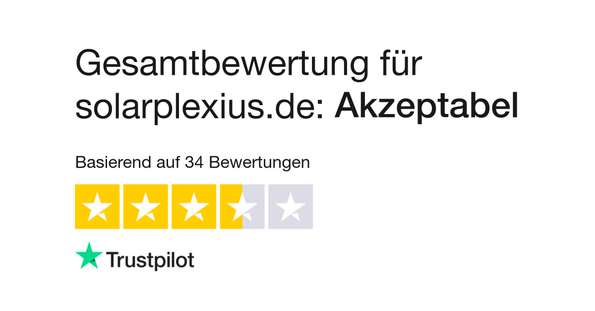 Bewertungen zu solarplexius.de  Lesen Sie Kundenbewertungen zu solarplexius .de