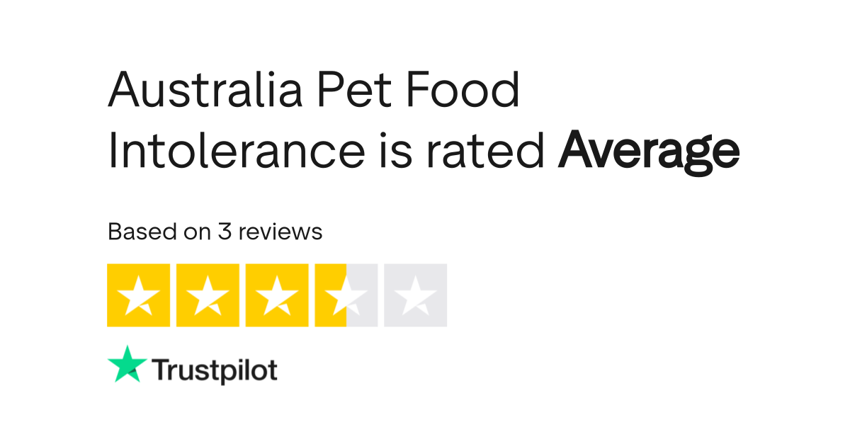 Australia Pet Food Intolerance Reviews Read Customer Service Reviews