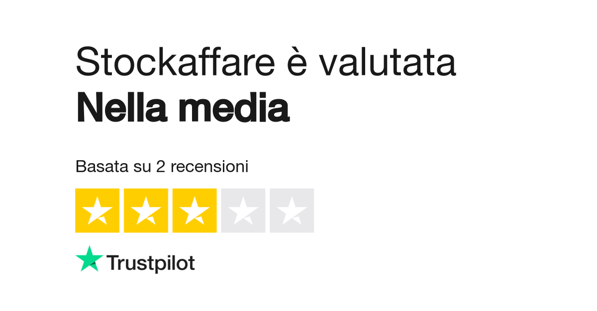 Stockaffare Leggi le recensioni dei servizi di stockaffare