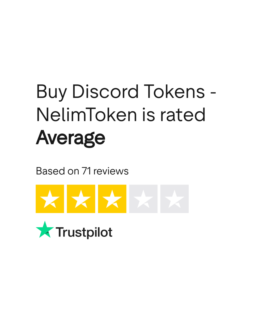 Buy Discord Tokens - NelimToken Reviews | Read Customer Service Reviews of  nelimtoken.com | 3 of 4