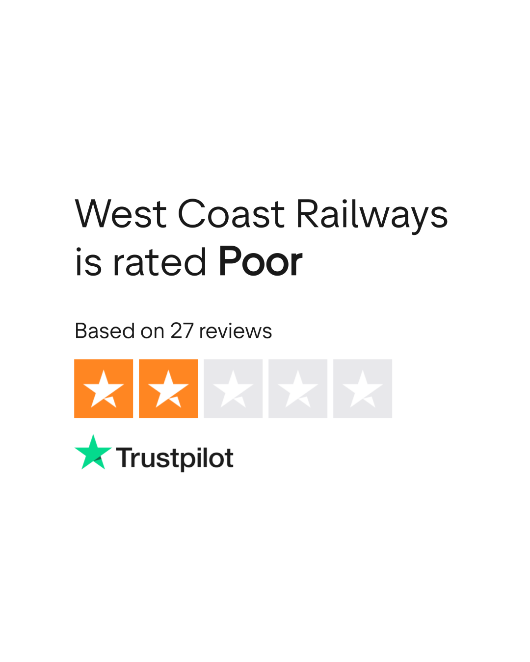 West Coast Railways Reviews Read Customer Service Reviews of westcoastrailways.co.uk
