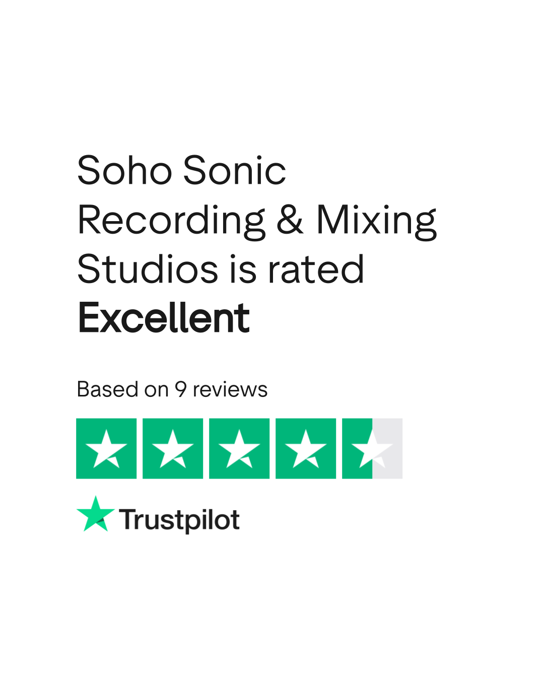 Soho Sonic Recording & Mixing Studios Reviews Read Customer Service