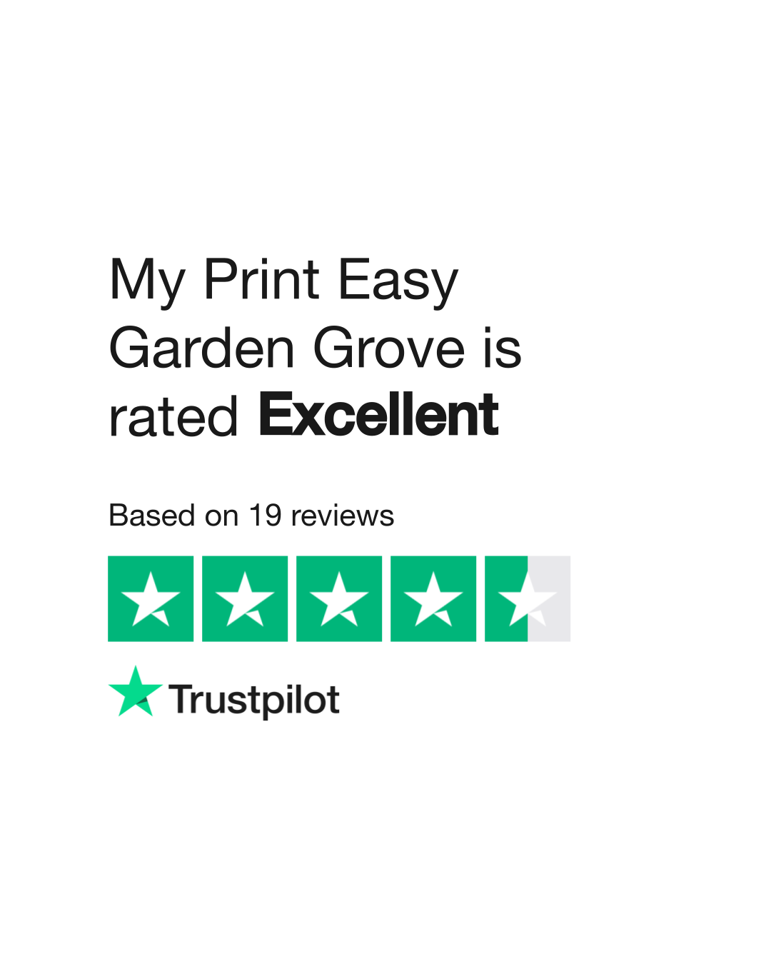 My Print Easy Garden Grove Reviews Read Customer Service Reviews of