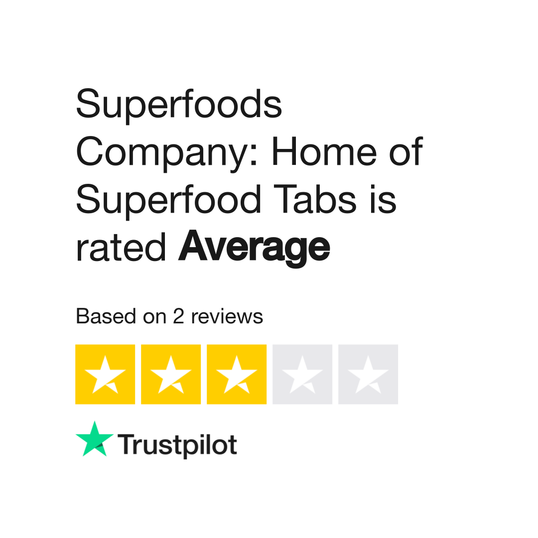 Superfoods Company Home of Superfood Tabs Reviews Read Customer