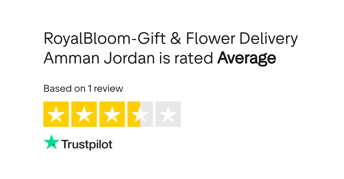 RoyalBloomGift & Flower Delivery Amman Jordan Reviews Read Customer