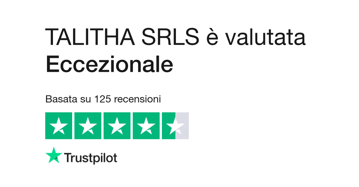 TALITHA SRLS  Leggi le recensioni dei servizi di oxalika.com