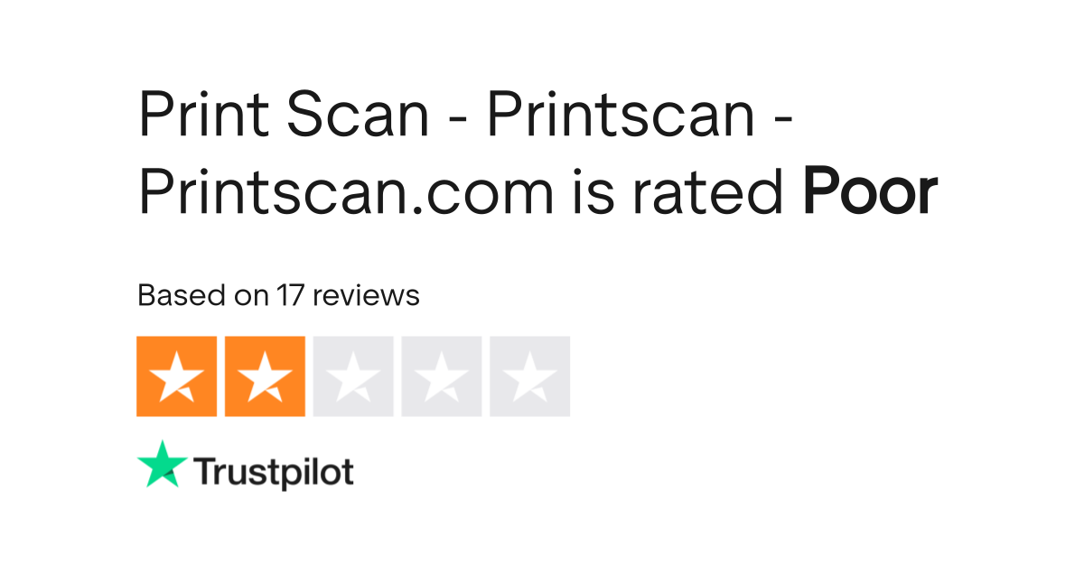 Print Scan Printscan Reviews Read Customer Service