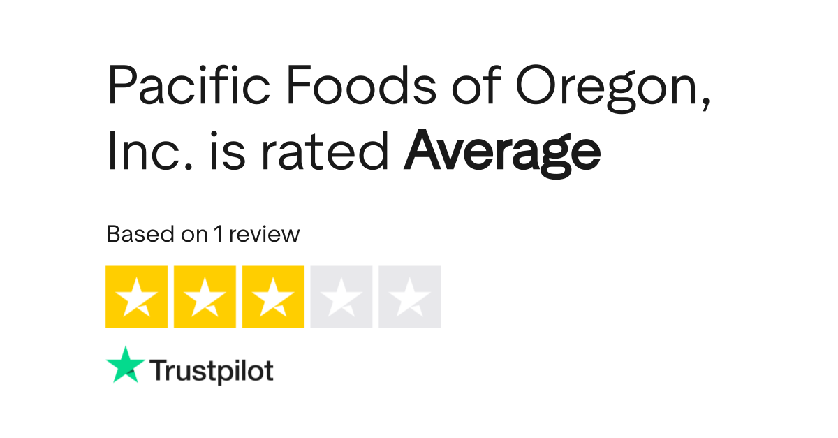 Pacific Foods of Oregon, Inc. Reviews Read Customer Service Reviews