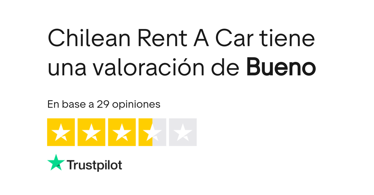 Opiniones sobre Chilean Rent A Car Lee las opiniones sobre el