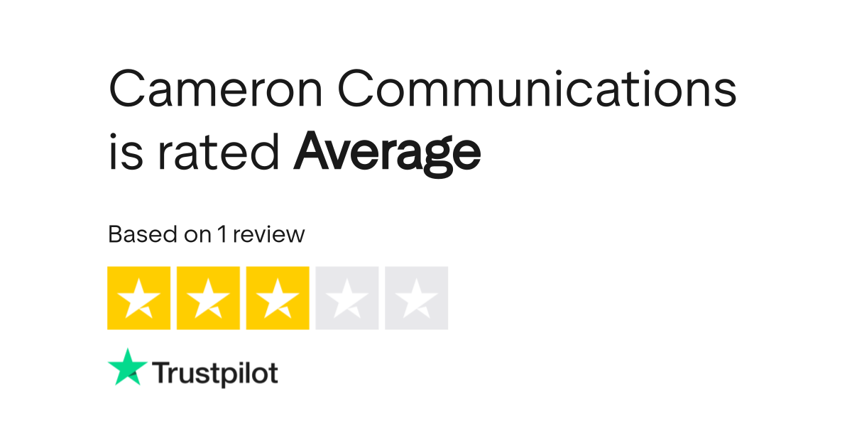 Cameron Communications Reviews Read Customer Service Reviews of