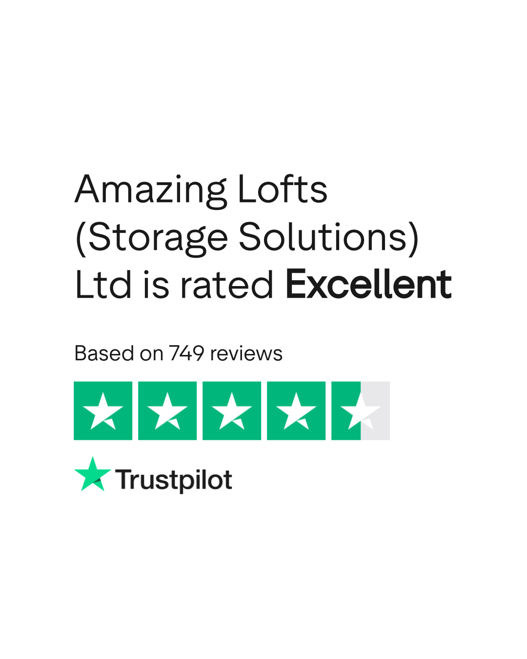 Amazing Lofts (Storage Solutions) Ltd Reviews Read Customer Service