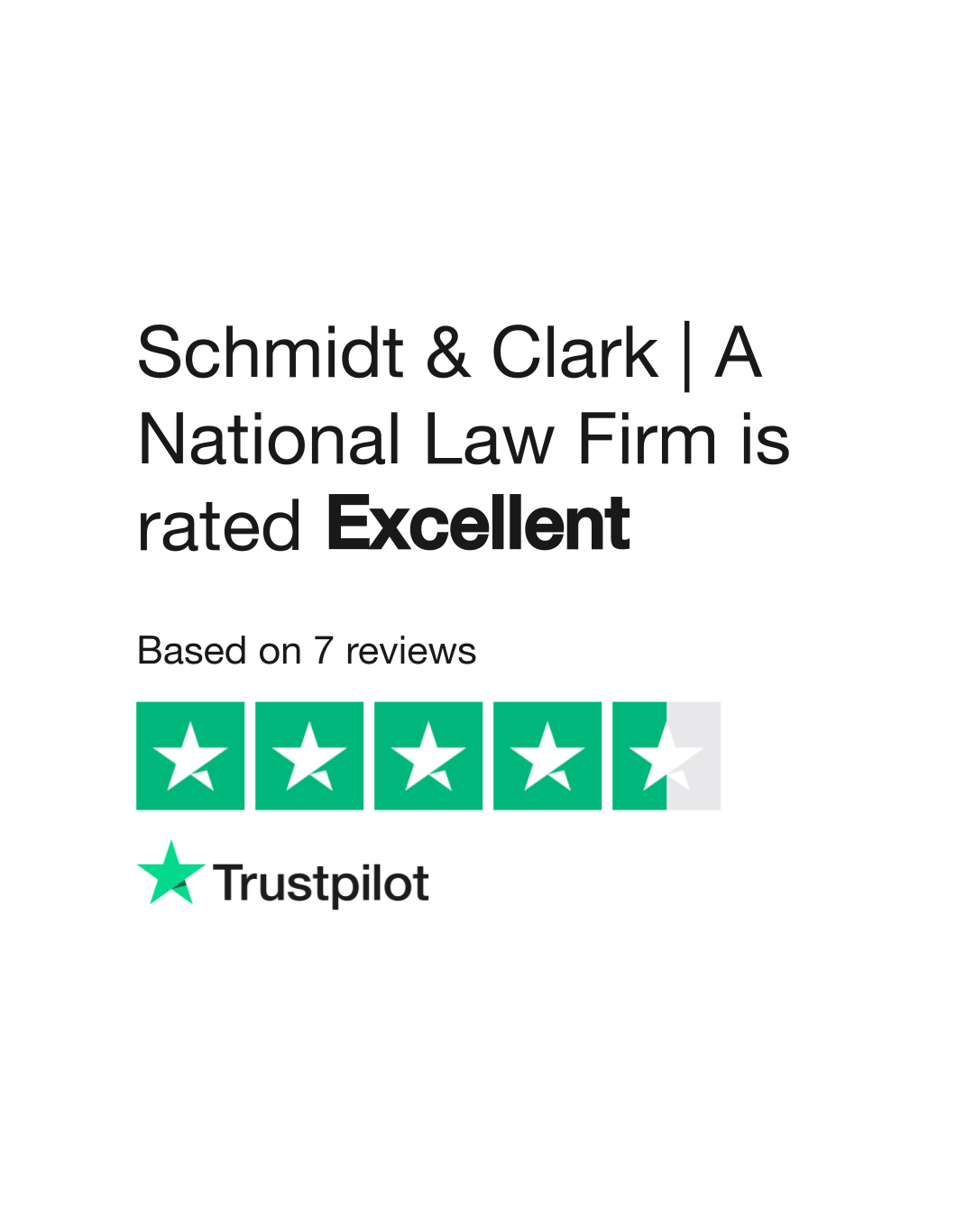 Schmidt & Clark A National Law Firm Reviews Read Customer Service