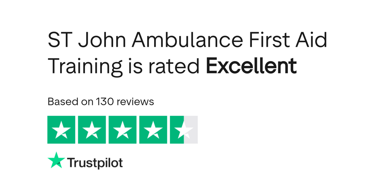 ST John Ambulance First Aid Training Reviews Read Customer Service