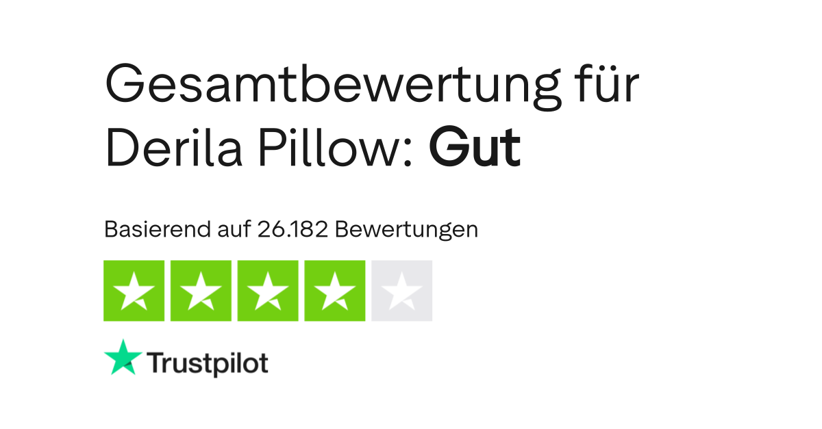 Bewertungen zu Derila Pillow Lesen Sie Kundenbewertungen zu