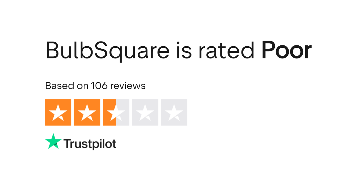 BulbSquare Reviews Read Customer Service Reviews of