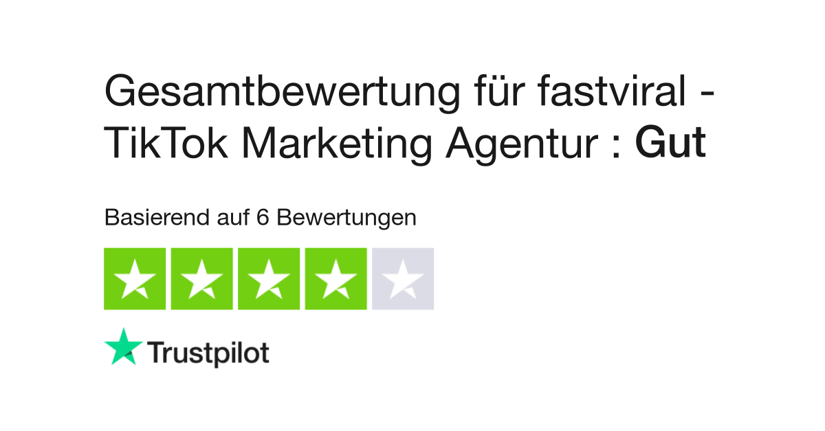 Bewertungen zu fastviral - TikTok Marketing Agentur - Lesen ...