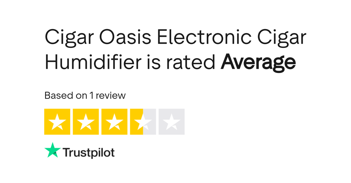 Cigar Oasis Electronic Cigar Humidifier Reviews Read Customer Service