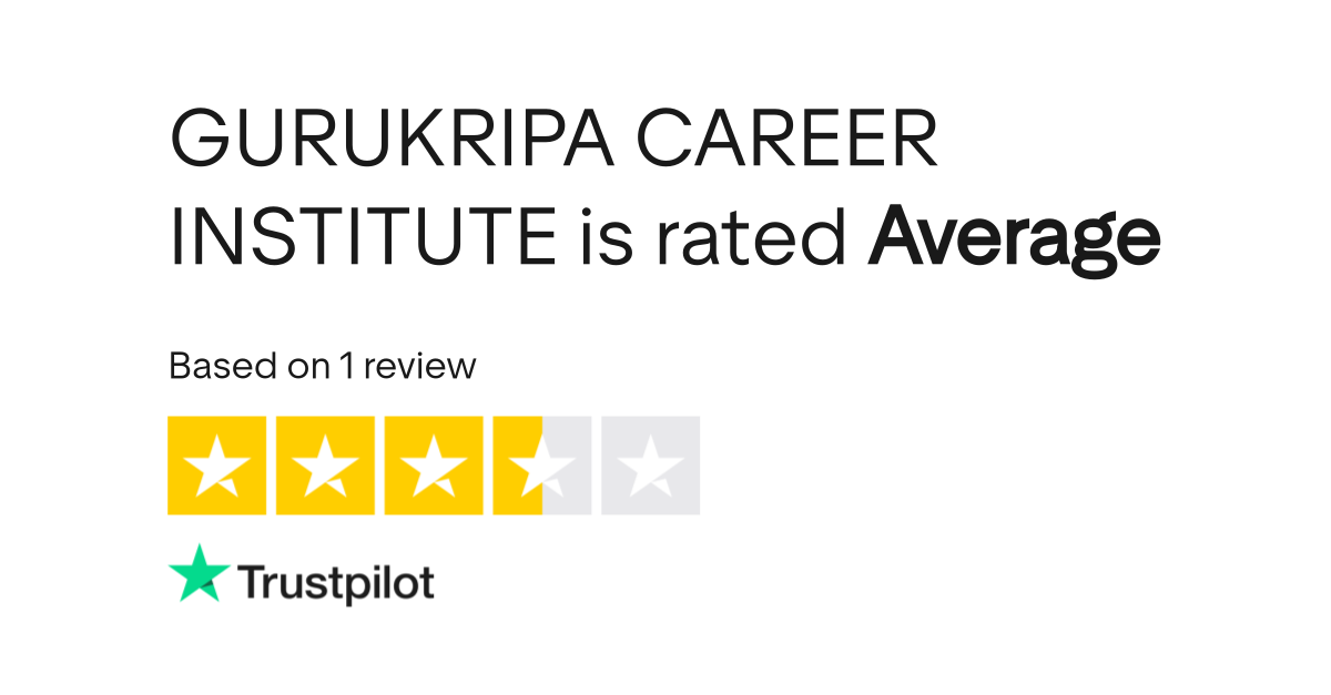 GURUKRIPA CAREER INSTITUTE Reviews Read Customer Service Reviews of