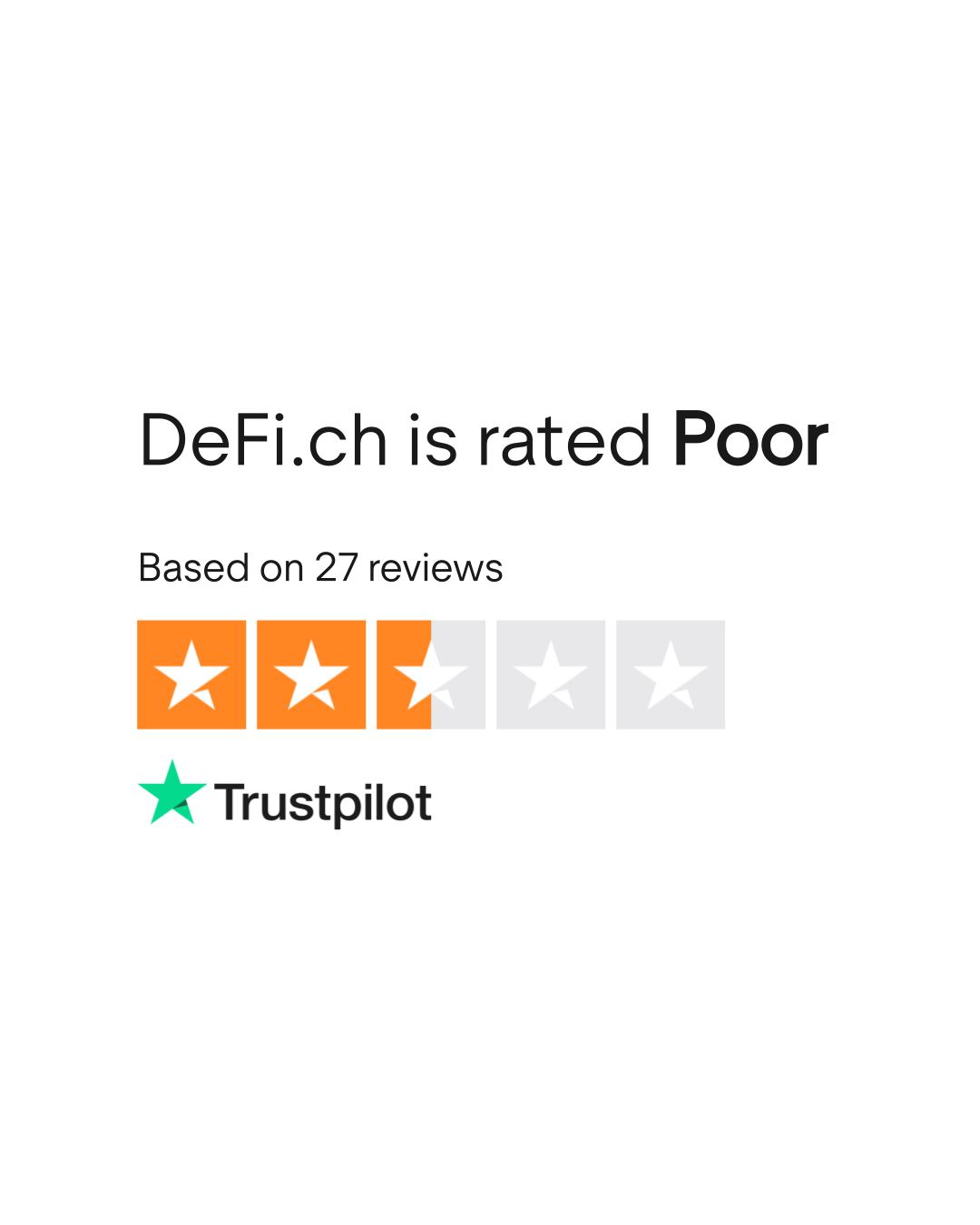 DeFi.ch Reviews | Read Customer Service Reviews of defi.ch