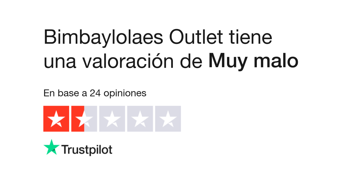 Opiniones sobre Bimbaylolaes Outlet Lee las opiniones sobre el