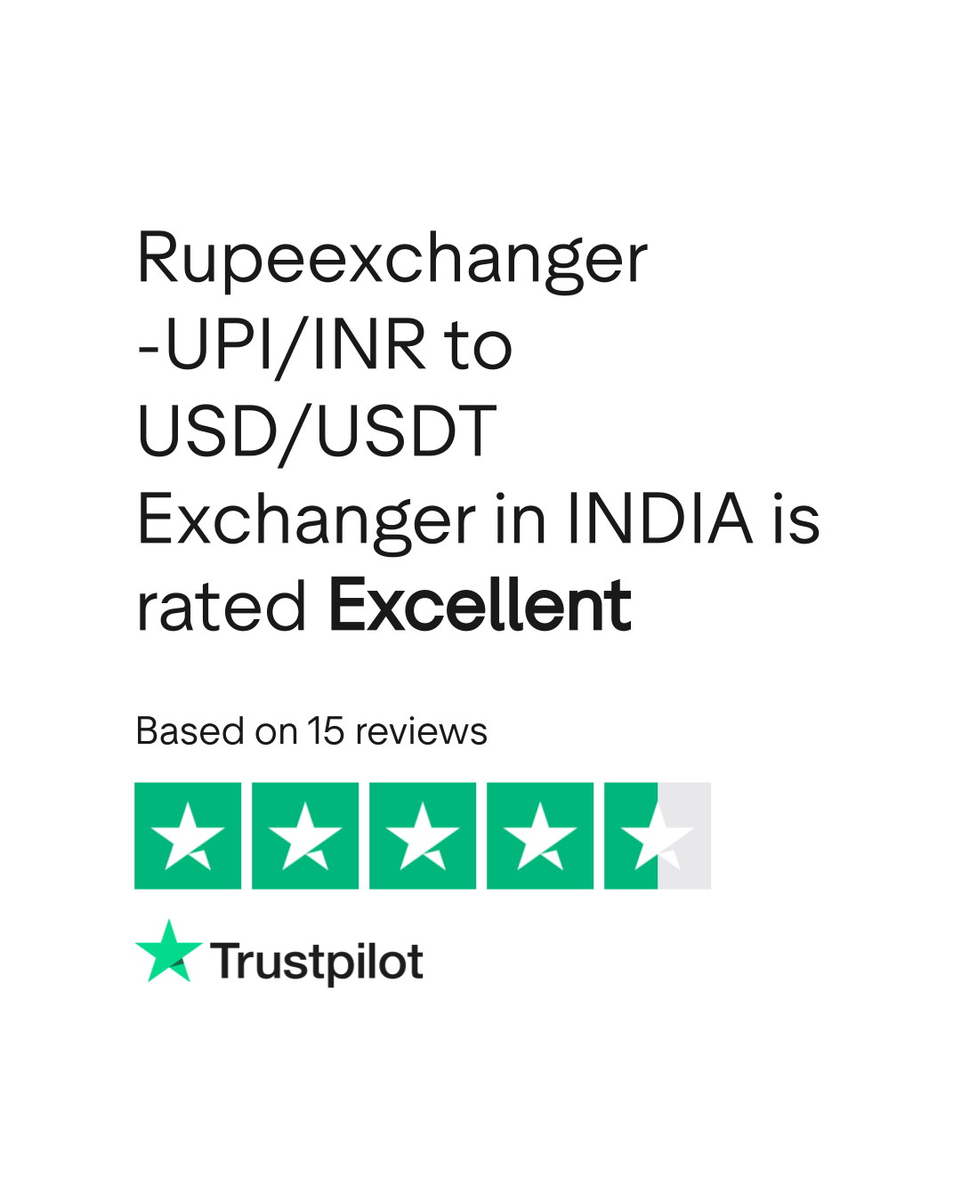 Rupeexchanger -UPI/INR to USD/USDT Exchanger in INDIA Reviews | Read  Customer Service Reviews of rupeexchanger.com