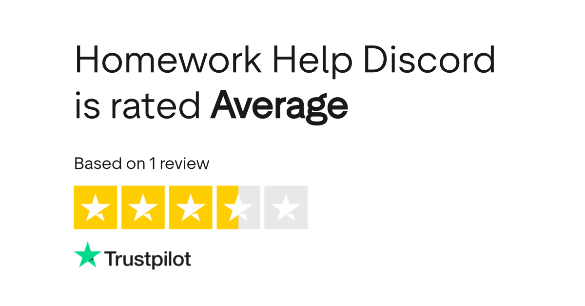 Homework Help Discord Reviews Read Customer Service Reviews of