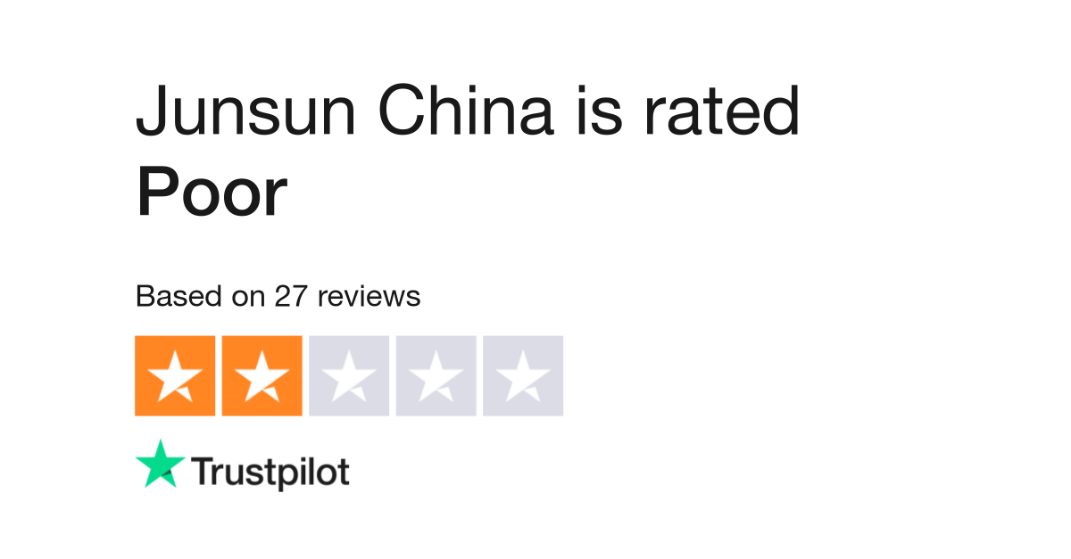 Junsun China Reviews  Read Customer Service Reviews of www.junsun