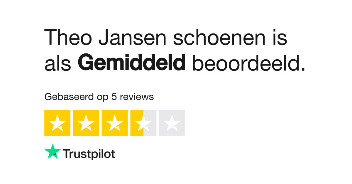 Theo Jansen schoenen reviews Bekijk consumentenreviews over