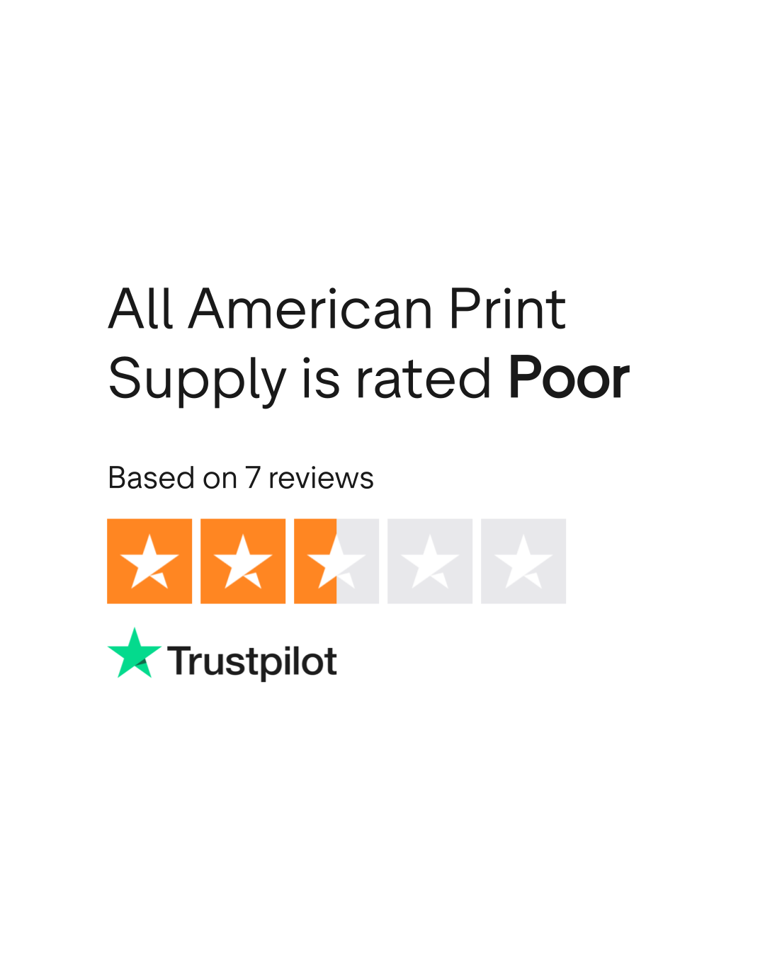 All American Print Supply Reviews Read Customer Service Reviews of