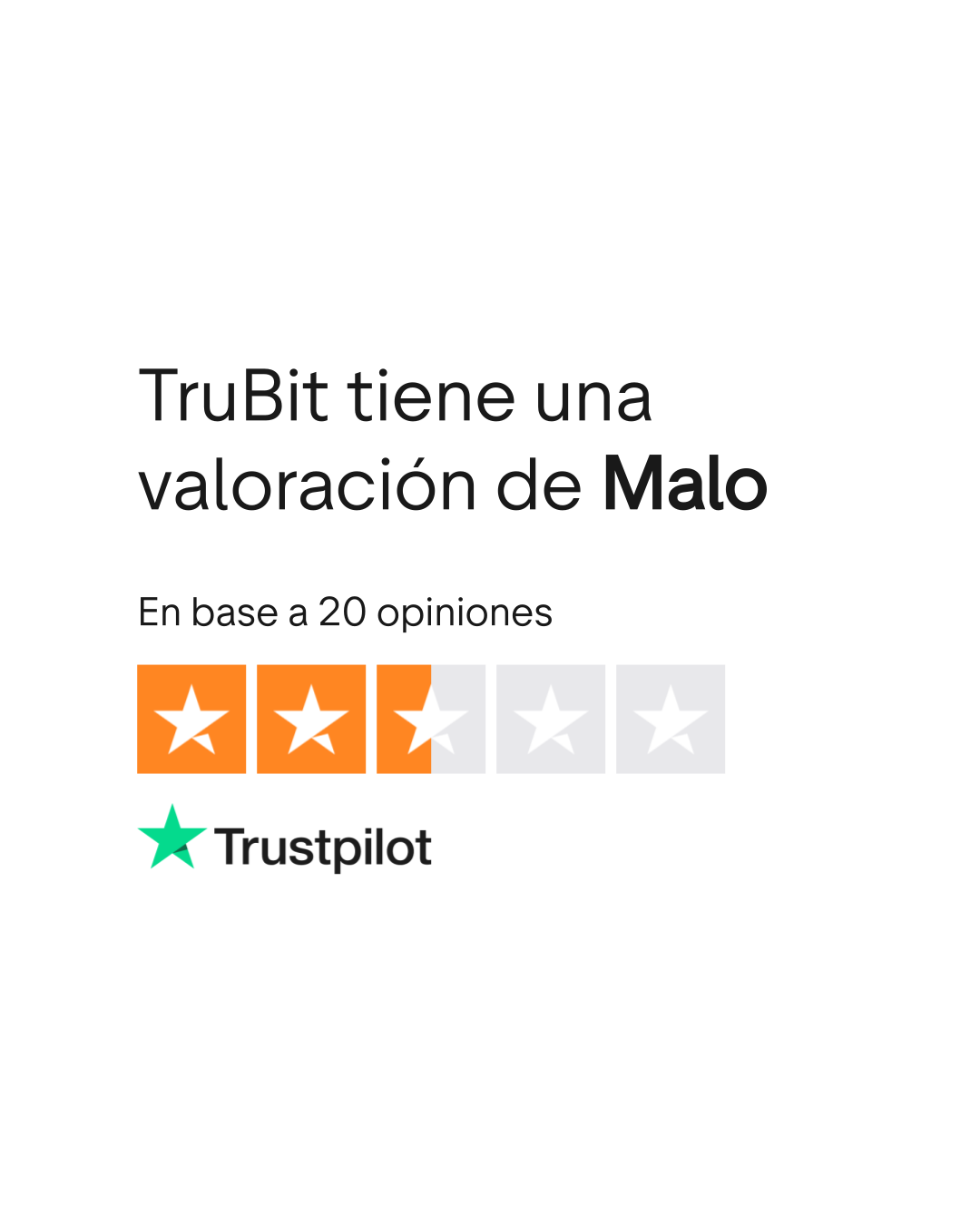 Opiniones sobre TruBit | Lee las opiniones sobre el servicio de www.trubit .com
