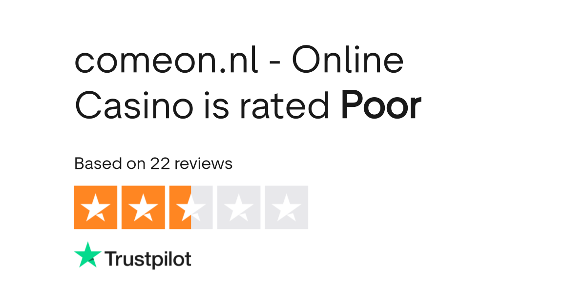Comeon Casino Trustpilot Rating
