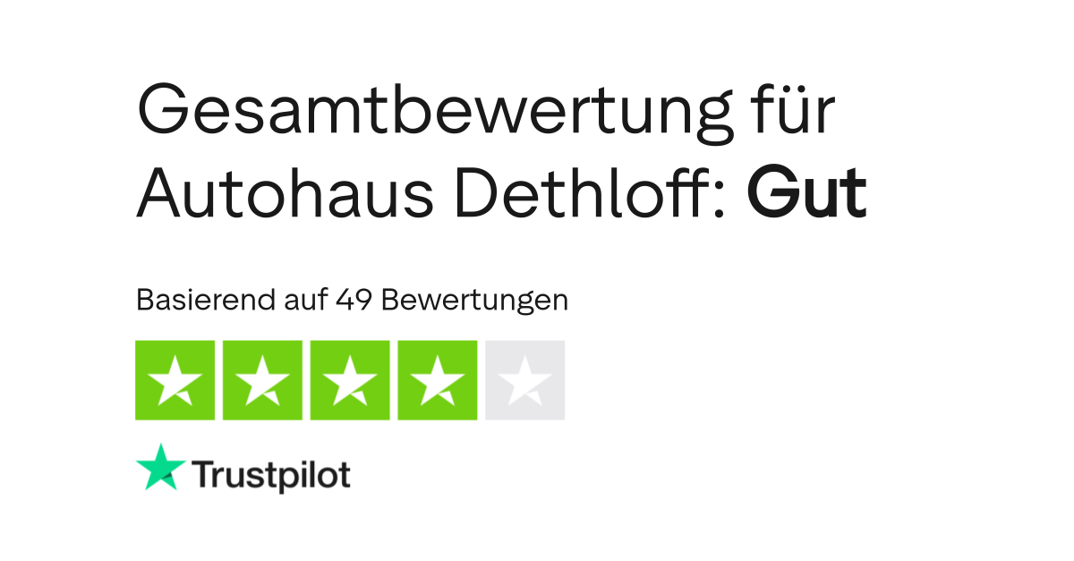 Bewertungen zu Autohaus Dethloff | Lesen Sie Kundenbewertungen zu ...