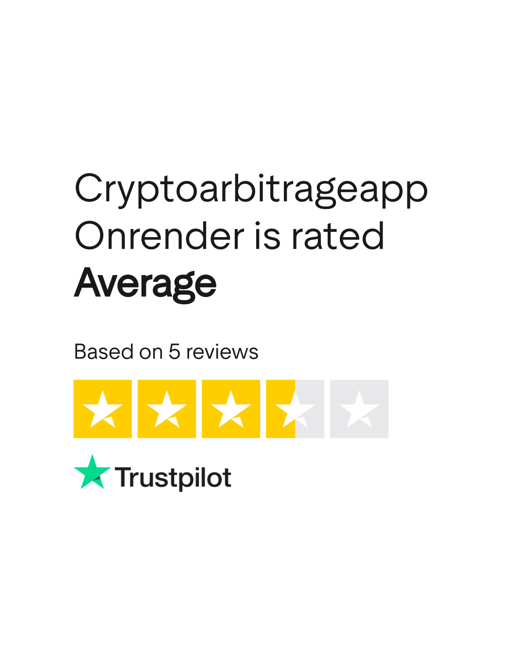 Cryptoarbitrageapp Onrender Reviews | Read Customer Service Reviews of  cryptoarbitrageapp.onrender.com