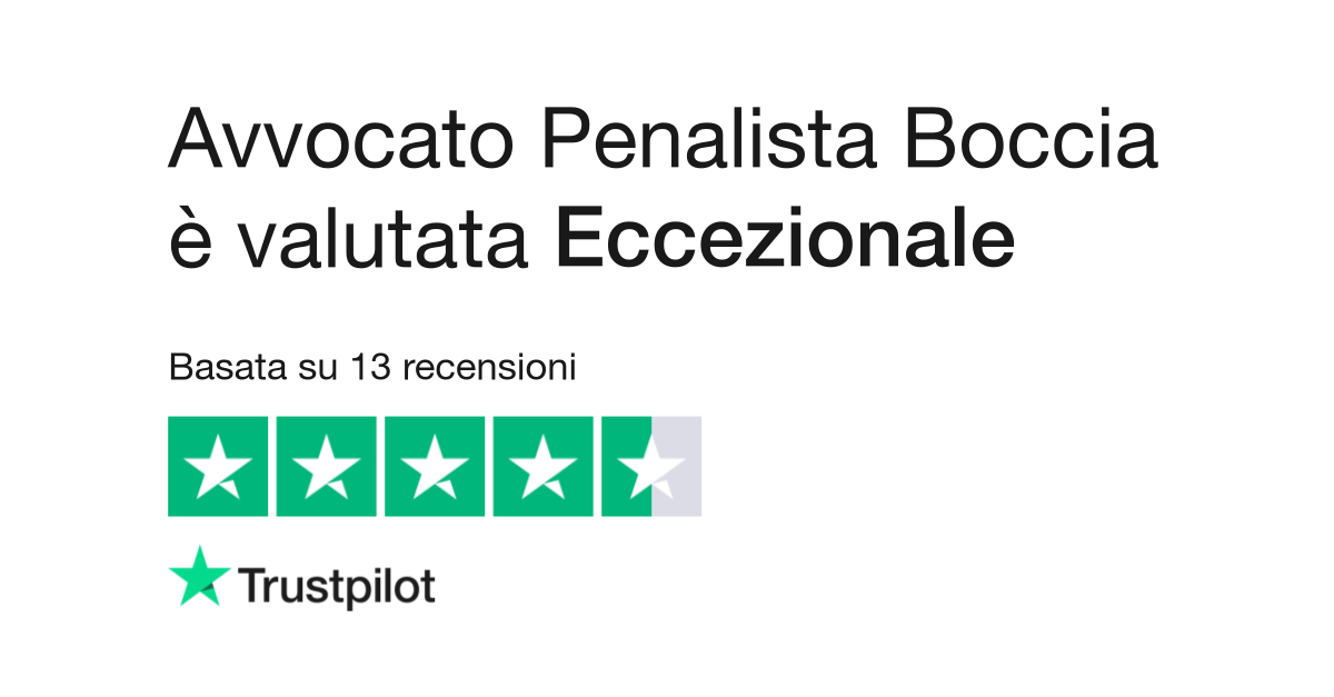 Avvocato Penalista Boccia Leggi le recensioni dei servizi di