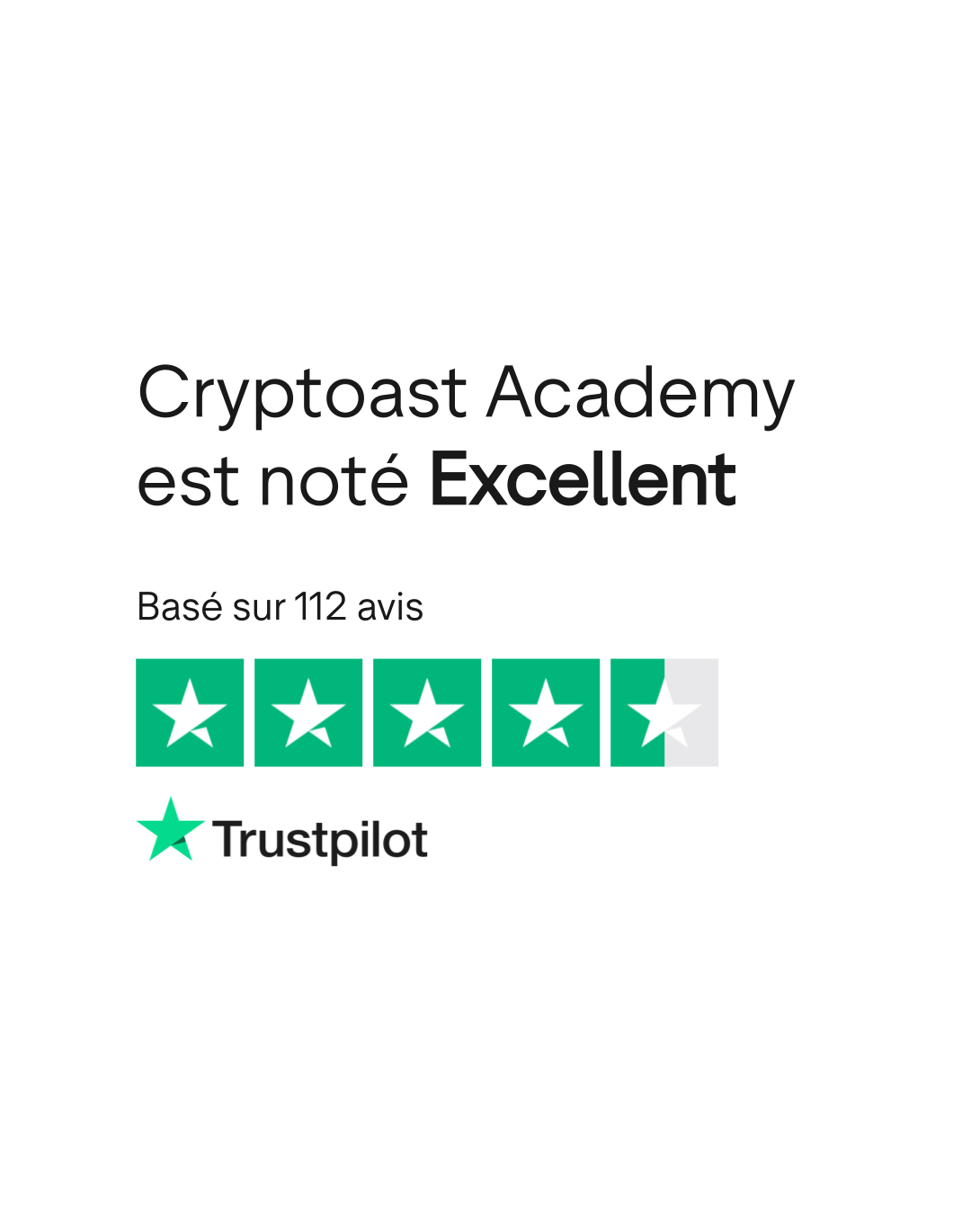 Avis de Cryptoast Academy | Lisez les avis marchands de www.cryptoast.fr |  2 sur 6