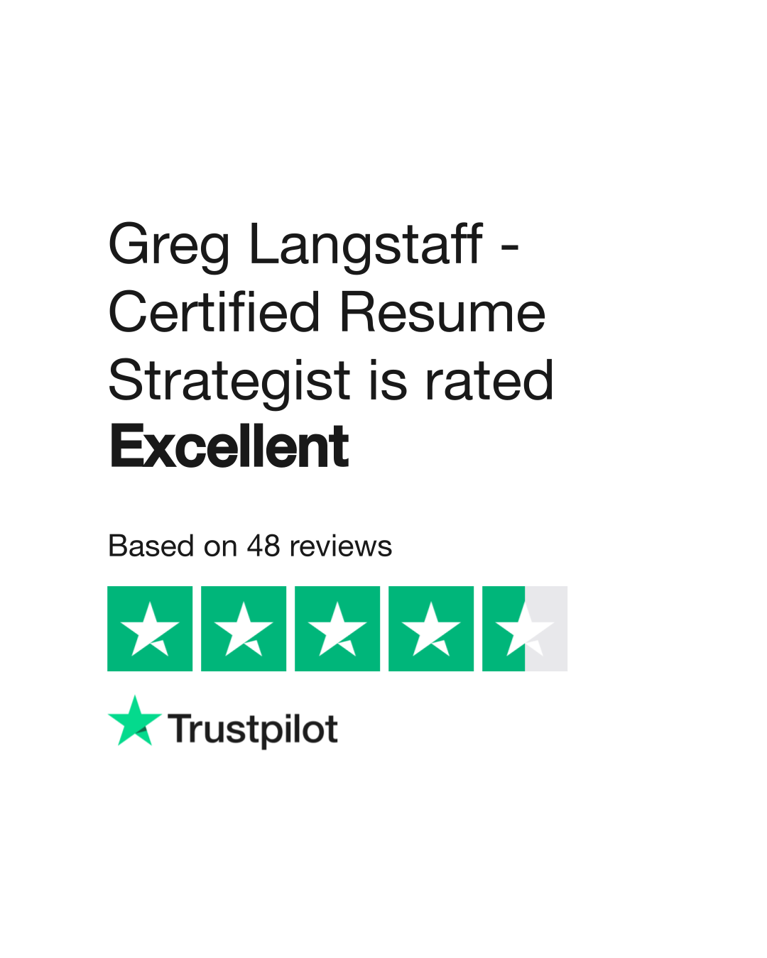 Greg Langstaff Certified Resume Strategist Reviews Read Customer