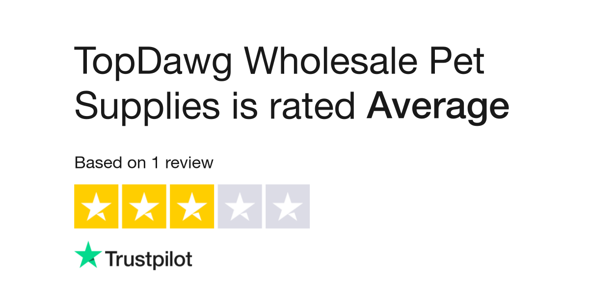 TopDawg Wholesale Pet Supplies Reviews Read Customer Service