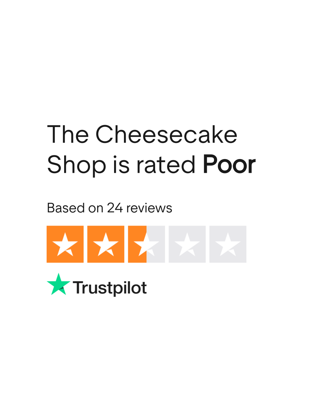The Cheesecake Shop Reviews Read Customer Service Reviews of