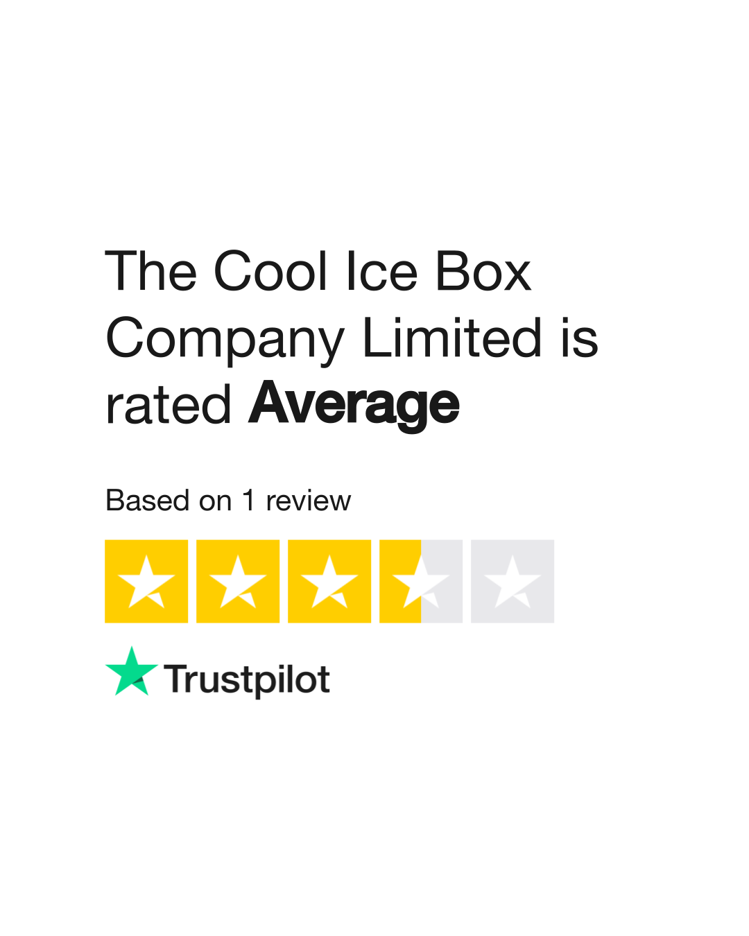 The Cool Ice Box Company Limited Reviews | Read Customer Service ...