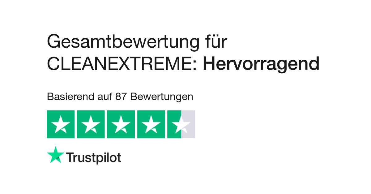 Bewertungen zu CLEANEXTREME  Lesen Sie Kundenbewertungen zu cleanextreme.de